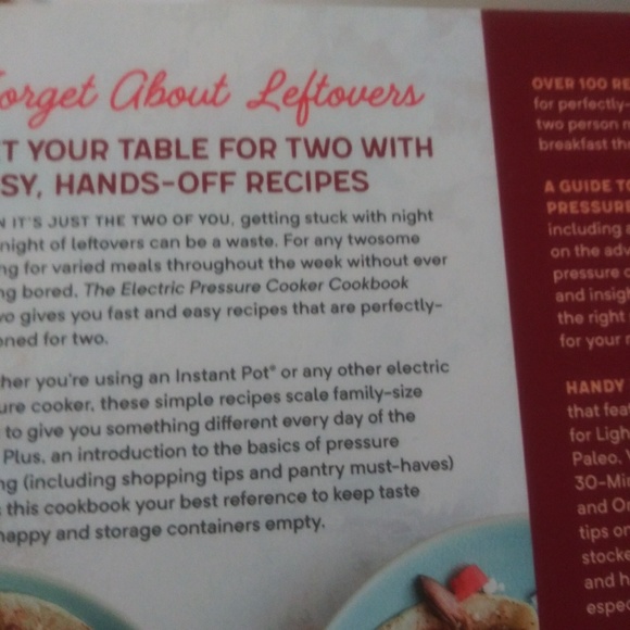 Electric Pressure Cooker Cookbook ForTwo125 recipes NWT - Picture 6 of 6